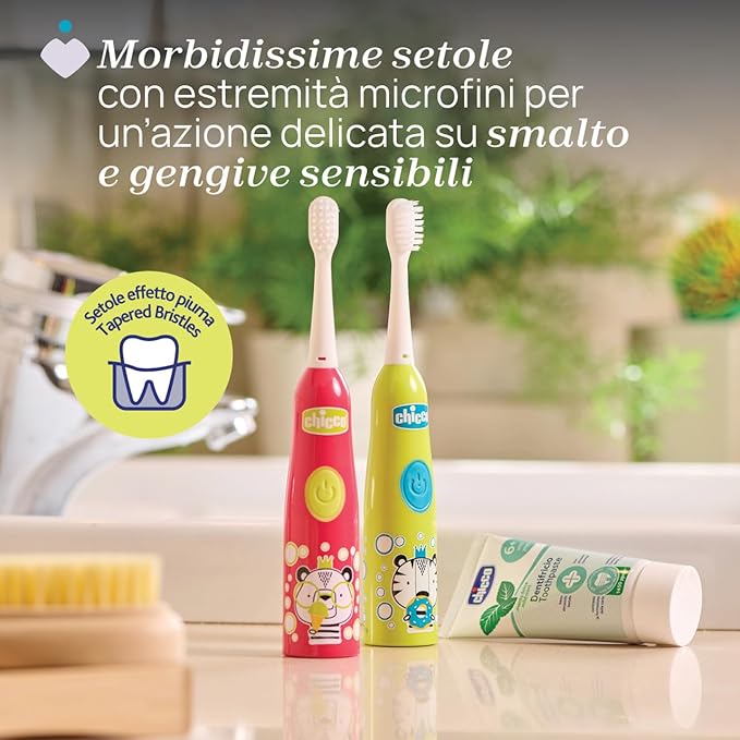 Chicco Electric Toothbrush Tiger 3Y+ Chicco Yallatoys