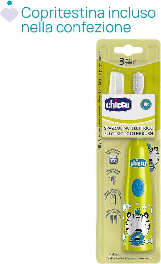 Chicco Electric Toothbrush Tiger 3Y+ Chicco Yallatoys