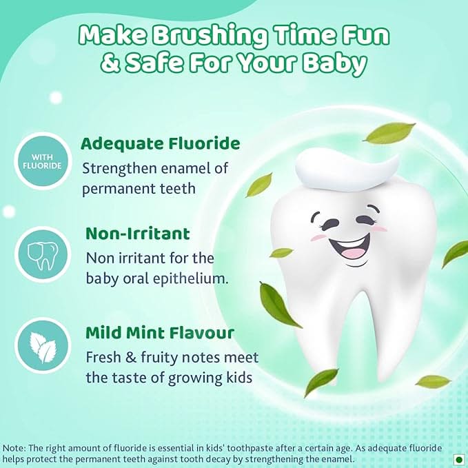 Chicco Toothpaste Mild Mint With Fluoride Chicco Yallatoys