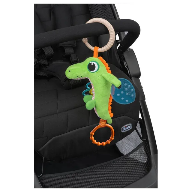 Chicco Vibrating Crocodile Fabric Rattle chicco Yallatoys
