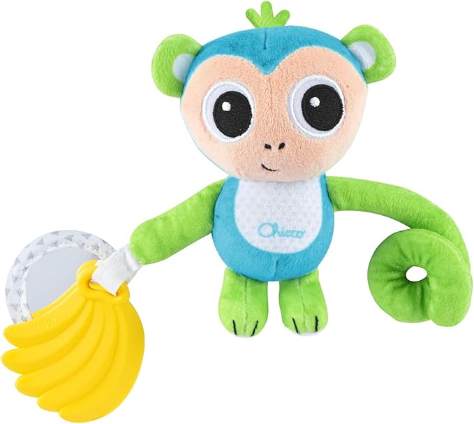 Chicco Portable Monkey On The Go Rattle chicco Yallatoys