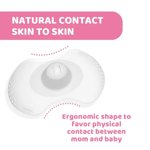 Chicco Silicone Nipple Shields Pack of 2 S/M Chicco Yallatoys