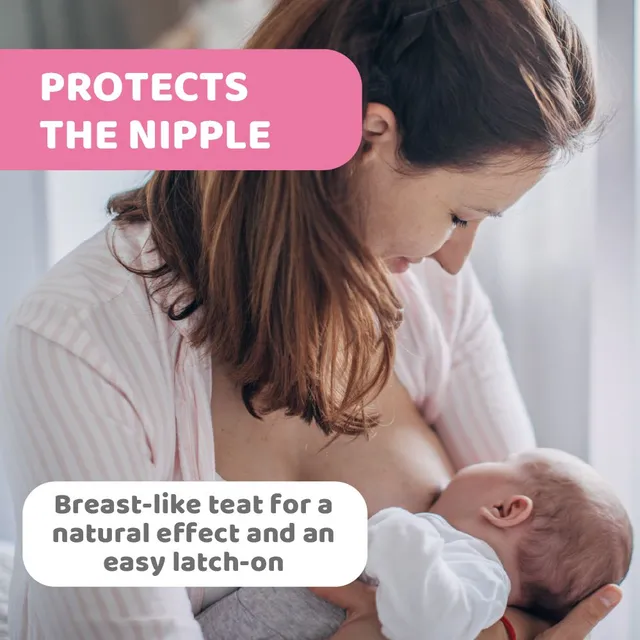 Chicco Silicone Nipple Shields Pack of 2 S/M Chicco Yallatoys