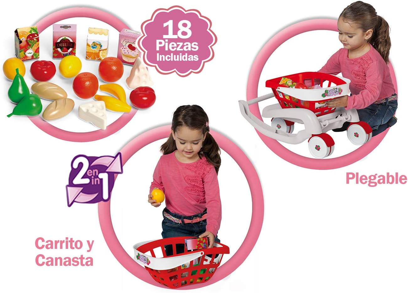 Chicos My 2 In 1 Great Supermarket Trolley