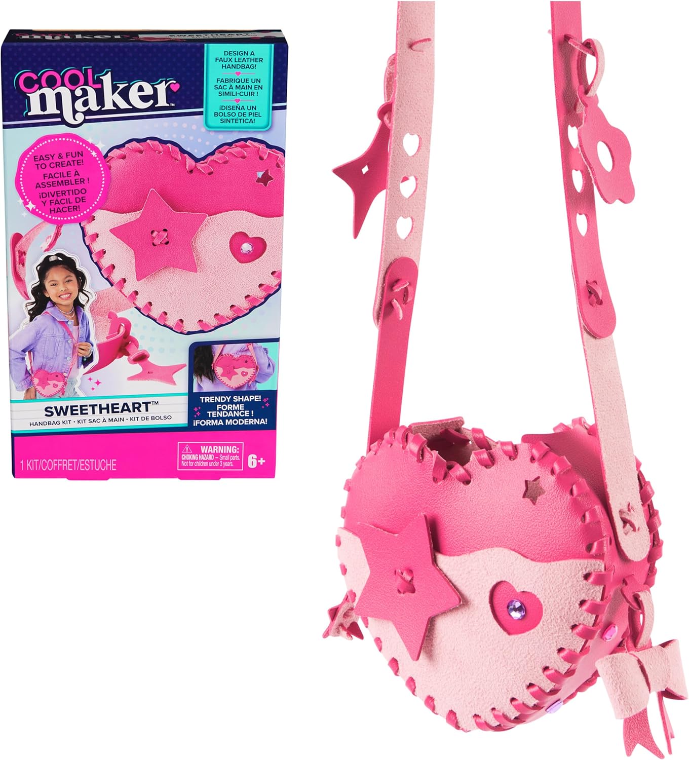 Cool Maker Sweetheart Handbag Kit Design a Faux Leather Shoulder Bag Cool Maker Yallatoys