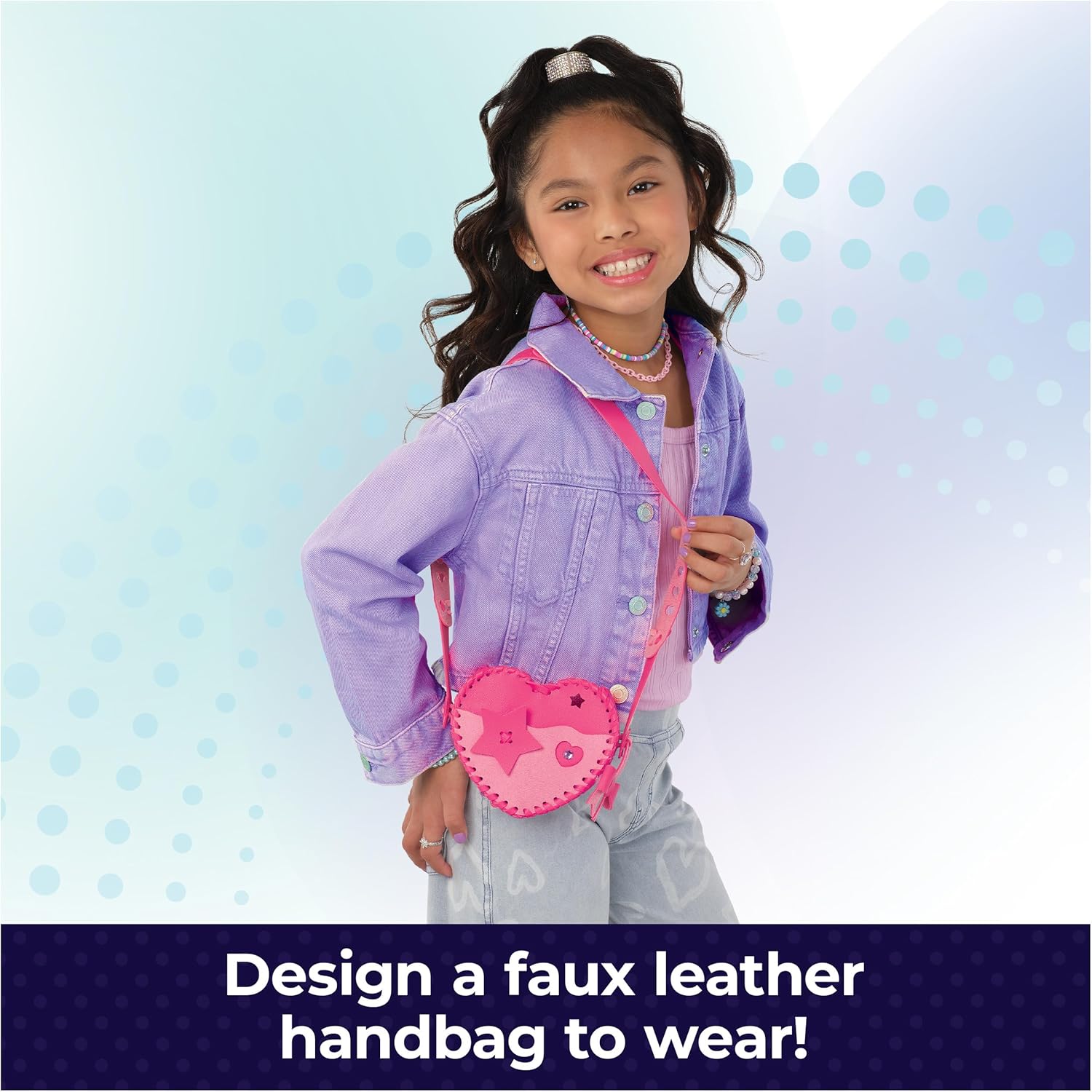 Cool Maker Sweetheart Handbag Kit Design a Faux Leather Shoulder Bag Cool Maker Yallatoys