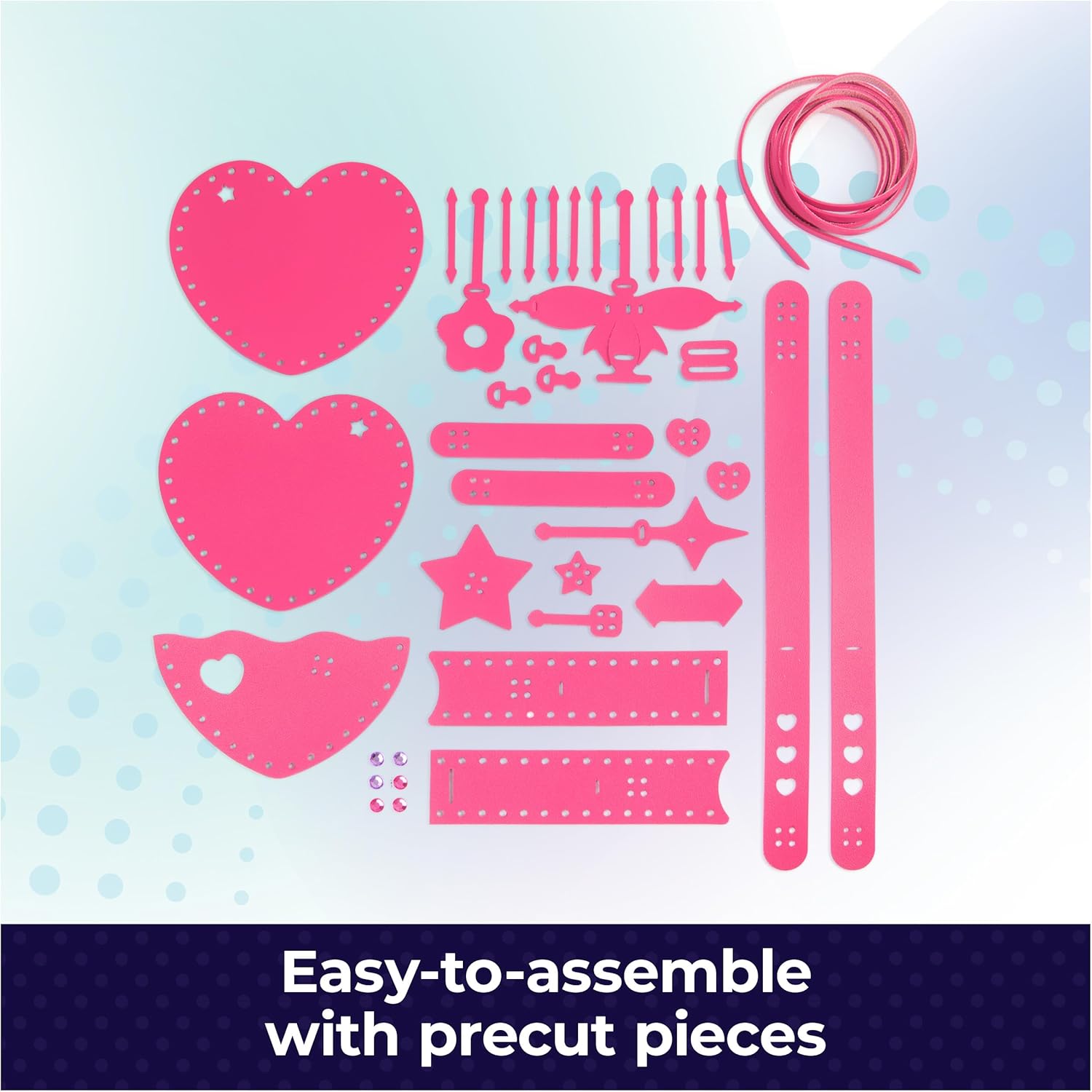 Cool Maker Sweetheart Handbag Kit Design a Faux Leather Shoulder Bag Cool Maker Yallatoys