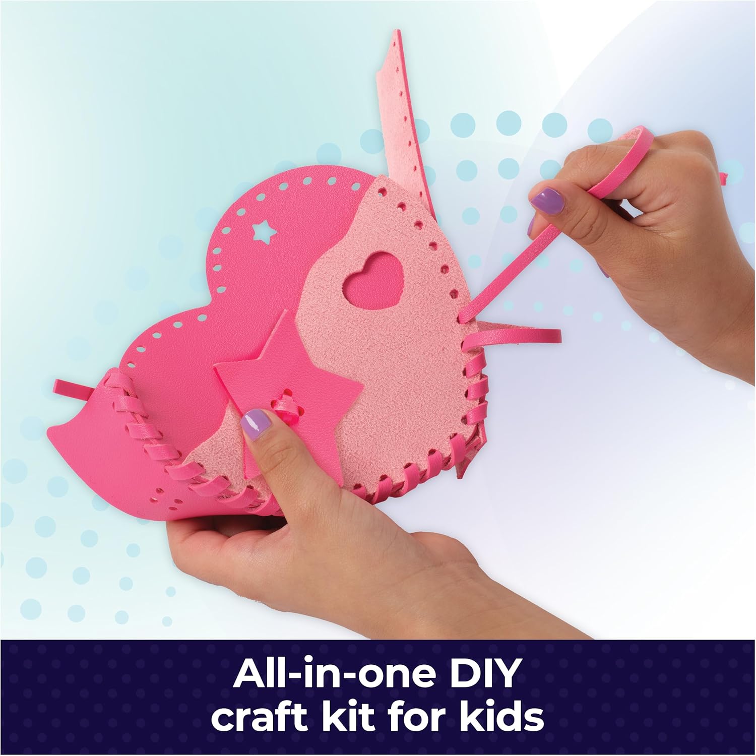 Cool Maker Sweetheart Handbag Kit Design a Faux Leather Shoulder Bag Cool Maker Yallatoys
