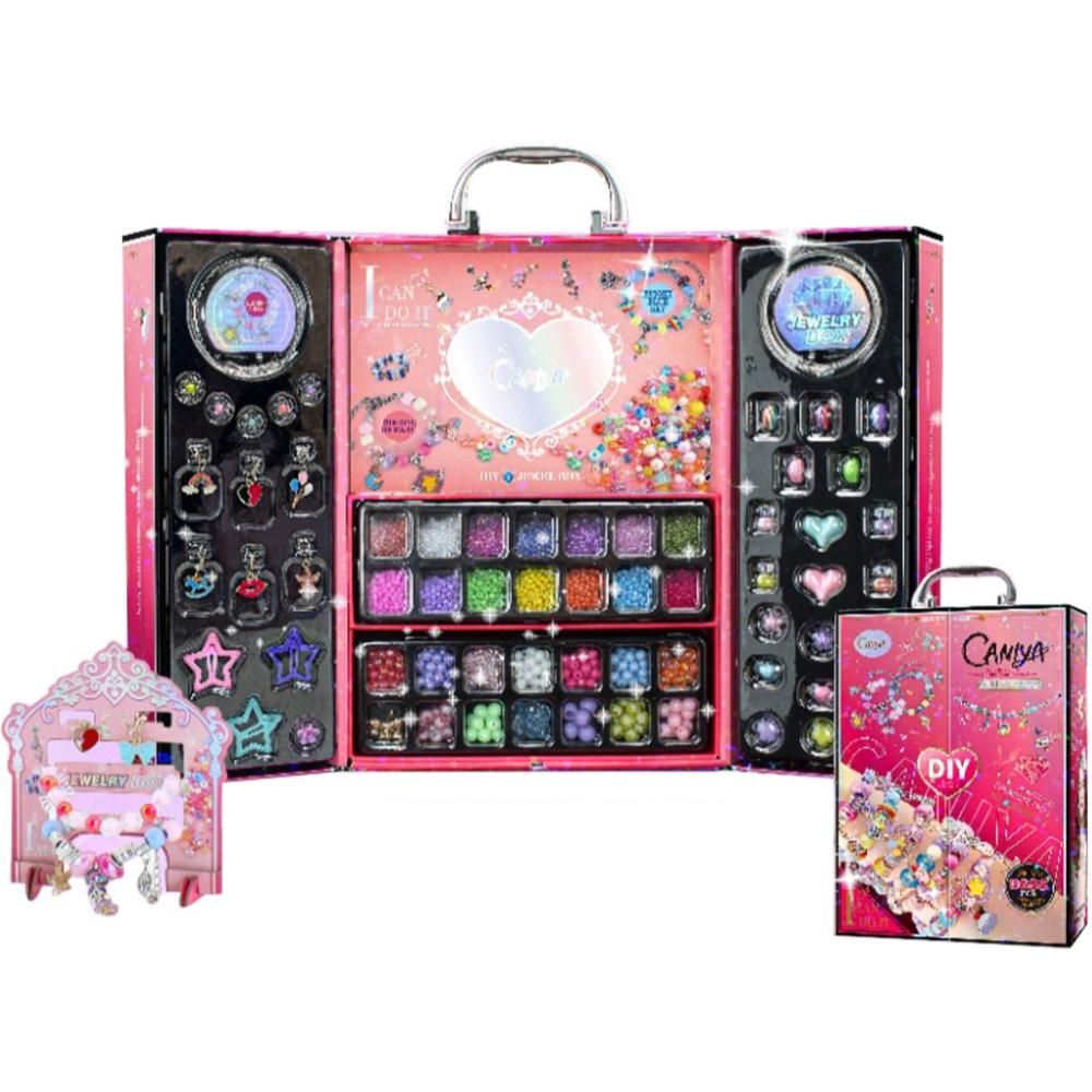 Caniya 6 in 1 DIY Jewelry Making Kit with Rectangular Box