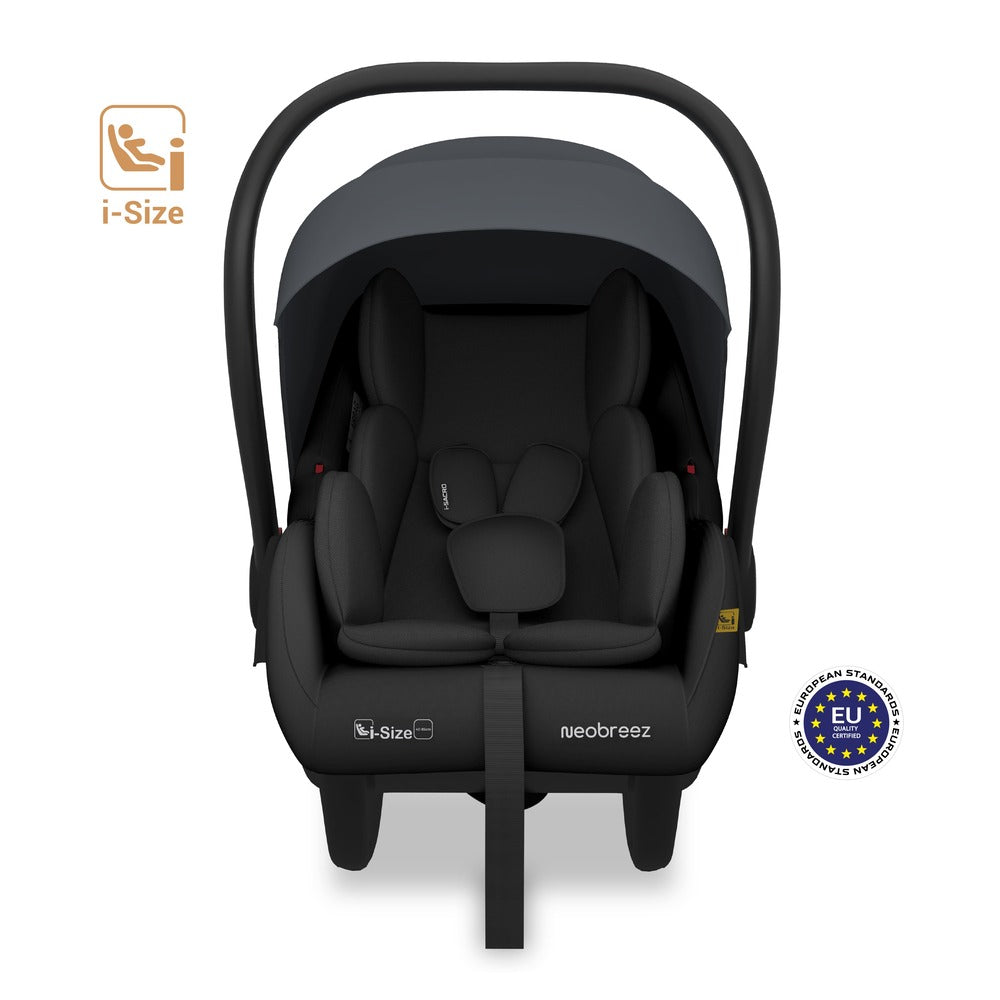 Neobreez i Sacro i Size Lightweight Baby Car Seat Carrier Grey/Black Neobreez Yallatoys