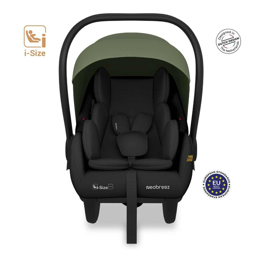 Neobreez I Sacro I Size Lightweight Baby Car Seat Carrier Black