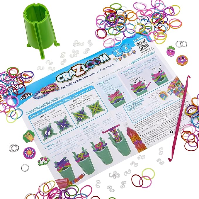 Craz Art CraZLoom Mini Finger Loom Cra-Z-Art Yallatoys