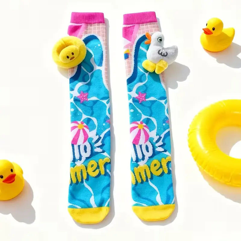 Crazy Socks Swim Ring Design 3D Socks Crazy Socks Yallatoys