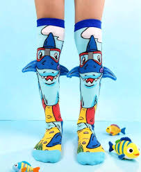 Crazy Socks Shark Novelty 3D Socks Crazy Socks Yallatoys