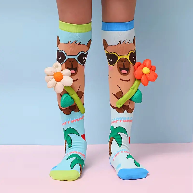 Crazy Socks Capybara 3D Socks Crazy Socks Yallatoys