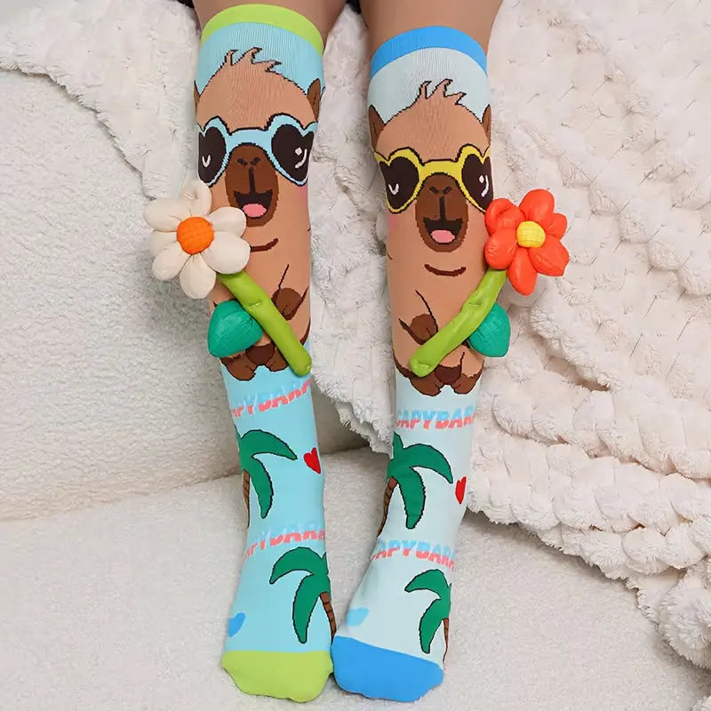Crazy Socks Capybara 3D Socks Crazy Socks Yallatoys