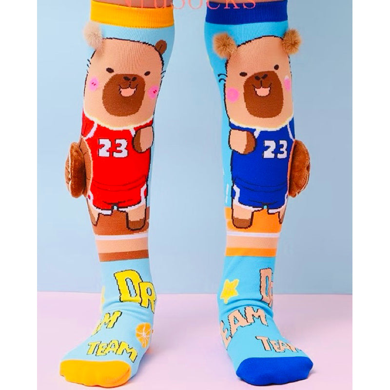 Crazy Socks Capybara Basketball 3D Socks Crazy Socks Yallatoys