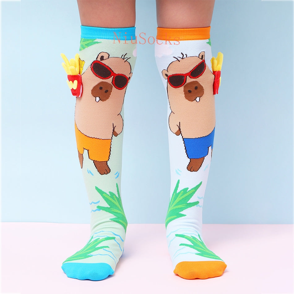 Crazy Socks Bear with Fries 3D Socks Crazy Socks Yallatoys