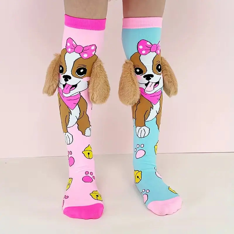 Crazy Socks Cute Puppy 3D Floppy Ear 3D Socks Crazy Socks Yallatoys