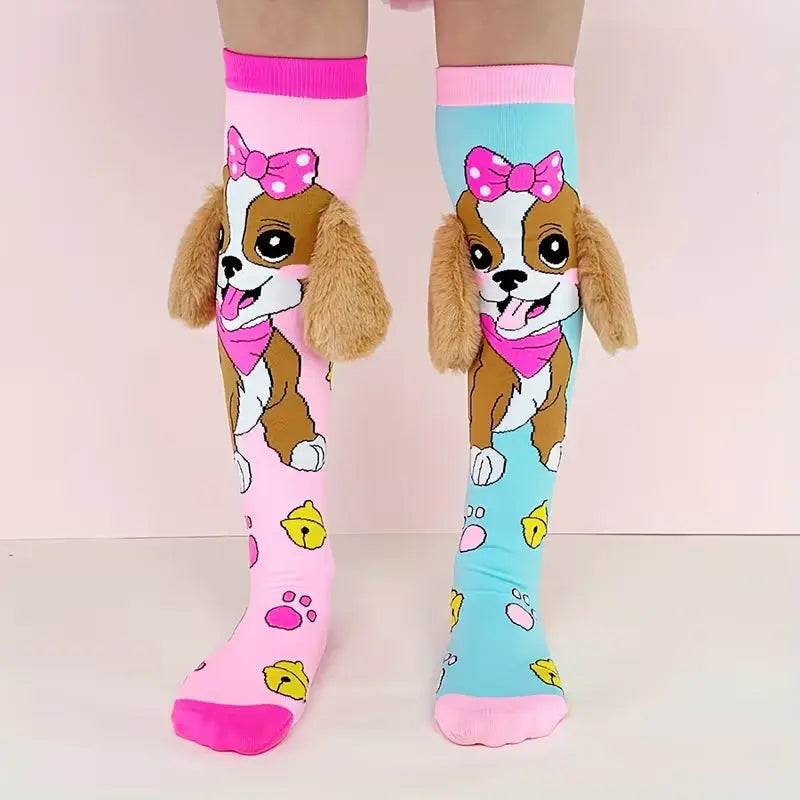 Crazy Socks Cute Puppy 3D Floppy Ear 3D Socks Crazy Socks Yallatoys