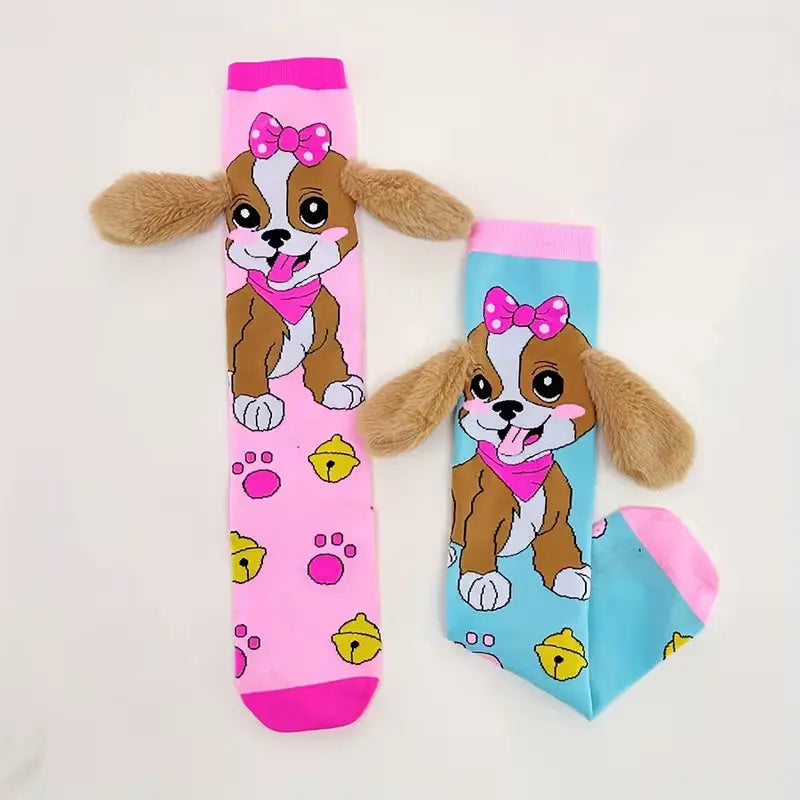 Crazy Socks Cute Puppy 3D Floppy Ear 3D Socks Crazy Socks Yallatoys