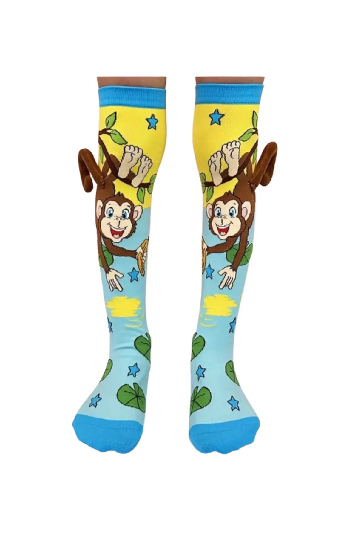Crazy Socks Monkey Plush Tail 3D Socks Crazy Socks Yallatoys