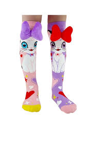 Crazy Socks Cat Plush Bow 3D Socks Crazy Socks Yallatoys