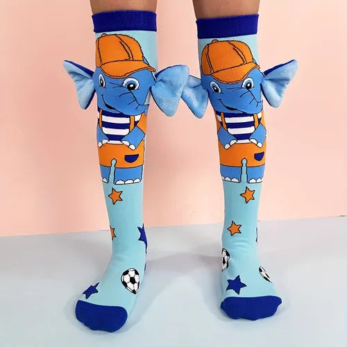 Cartoon Elephant 3D Socks Crazy Socks Yallatoys