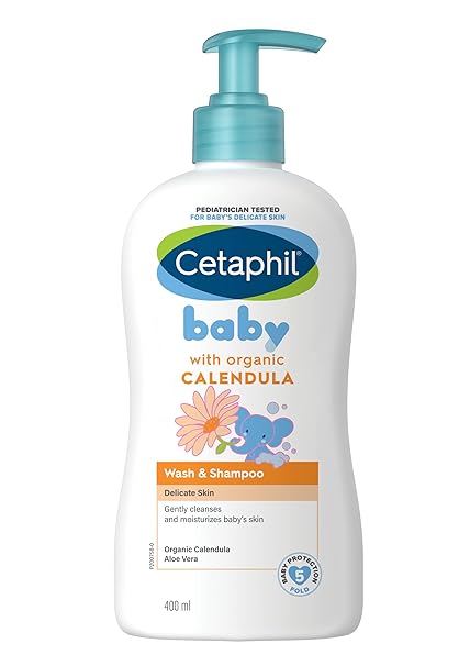 Cetaphil Baby Calendula Wash & Shampoo 400ml CETAPHIL Yallatoys