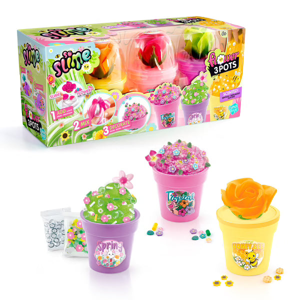 Canal Toys So Slime Flower Pot Set of 3