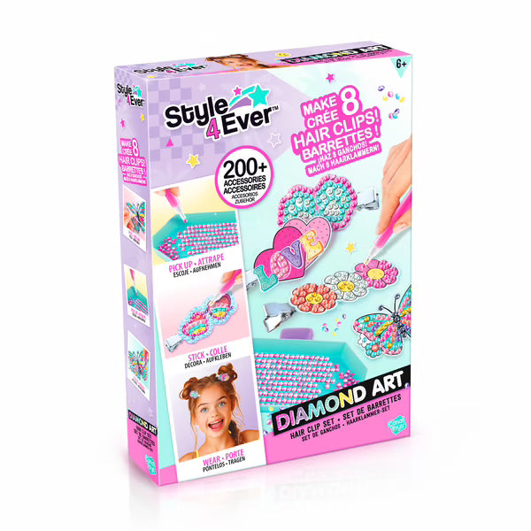Canal Toys Diamond Art Hair Clip Set