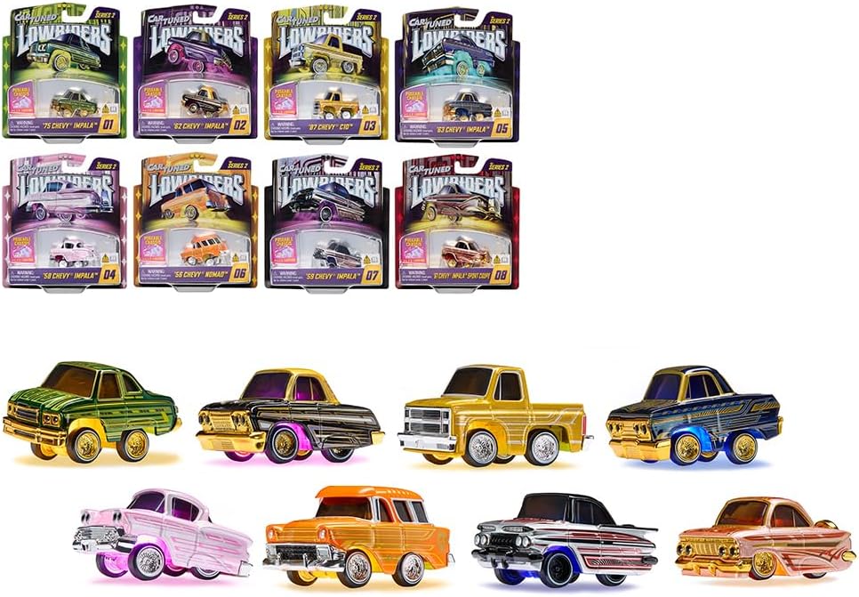 CarTuned 1:64 Lowriders Show Glow Series Assorted