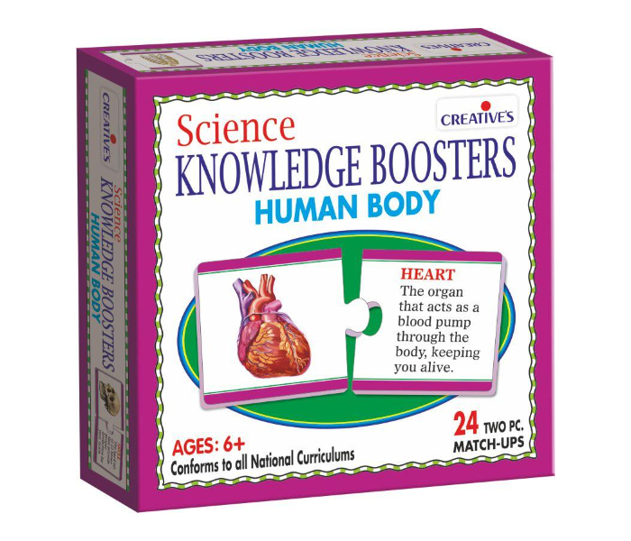 Creatives Science Knowledge Boosters Human Body Puzzle Game