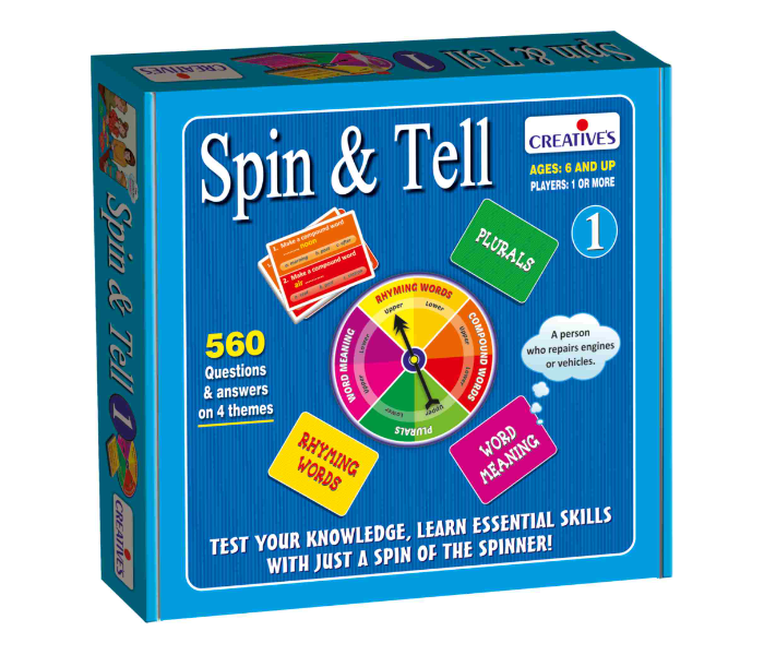 Creatives Spin and Tell 1 Educational Game
