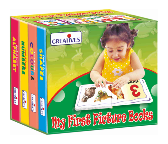 Creatives Set of 4 My First Picture Books Educational Game