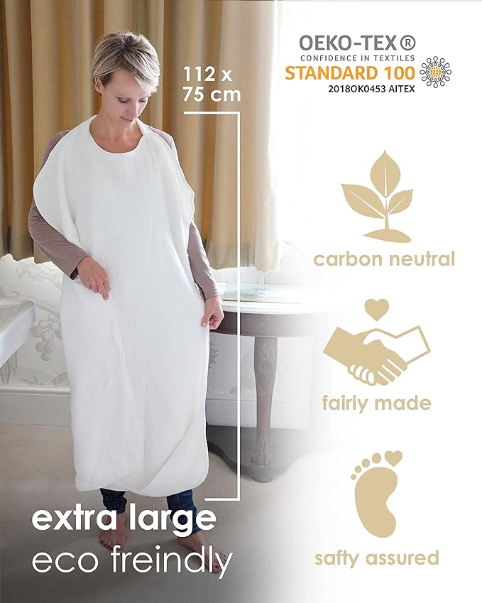 Cuddledry Hands Free Baby Bath Towel Grey Cuddledry Yallatoys