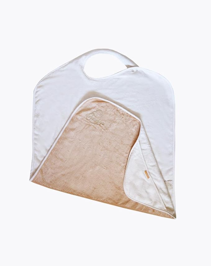 Cuddledry Hands Free Baby Bath Towel Oatmeal Cuddledry Yallatoys
