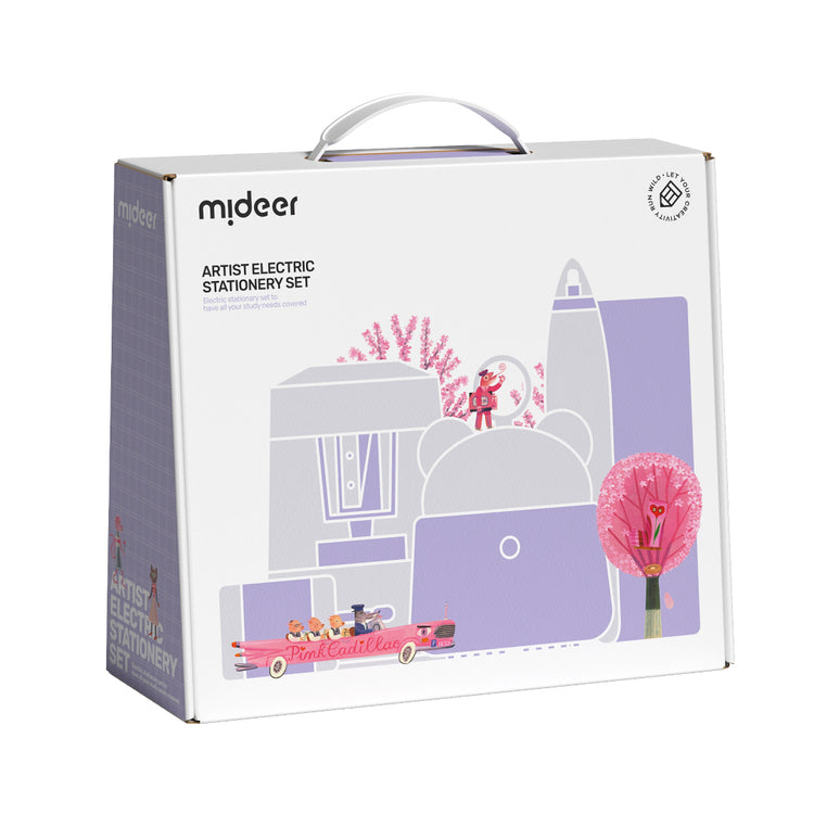 Candy Purple Electric Stationery Kit
