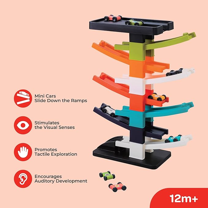 Car ramp racer toy