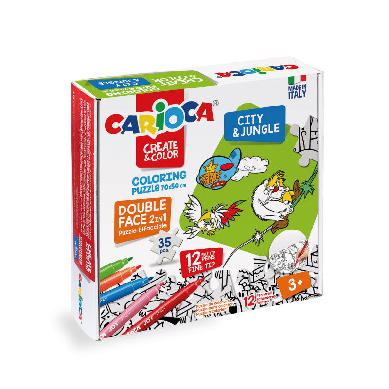 Carioca Coloring Puzzle Box Set
