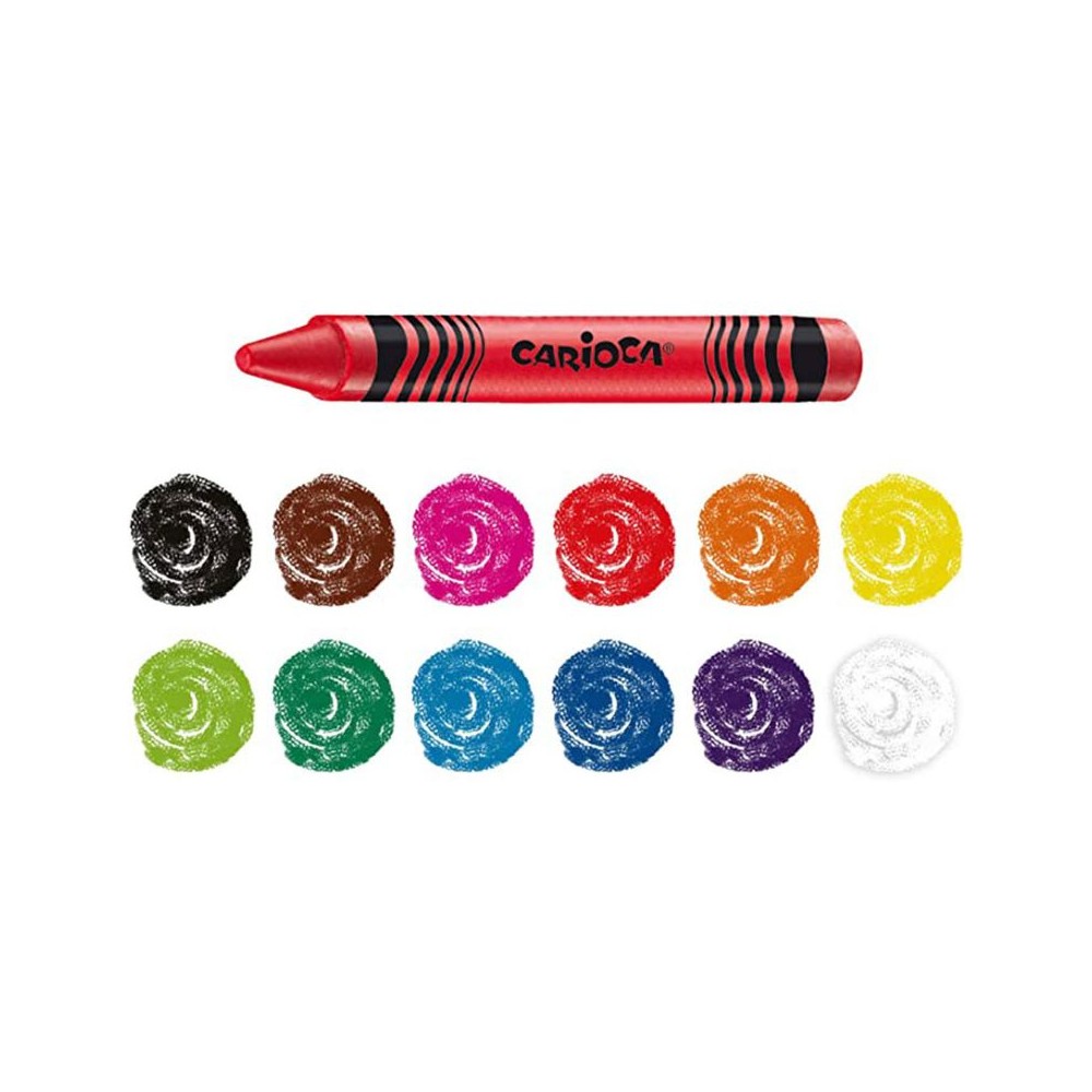 Carioca Maxi Wax Crayons for Toddlers
