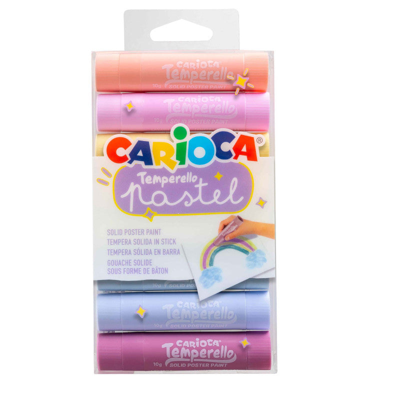 Carioca Pastel Tempera Sticks Box