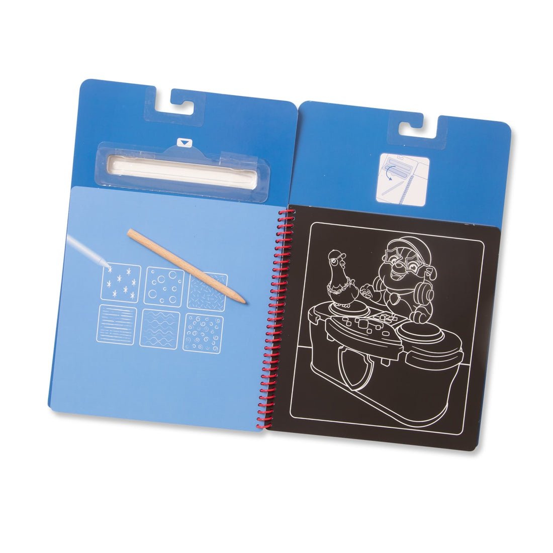 Chase Paw Patrol Scratch Art for kids
