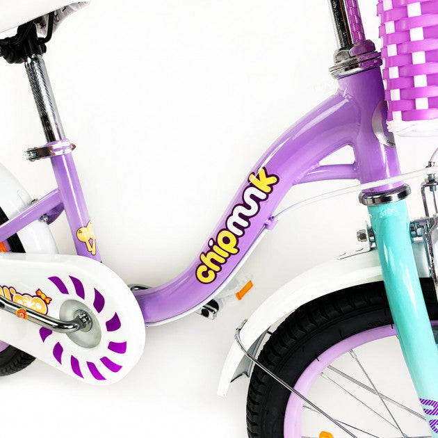 Chipmunk Purple Alloy Bike