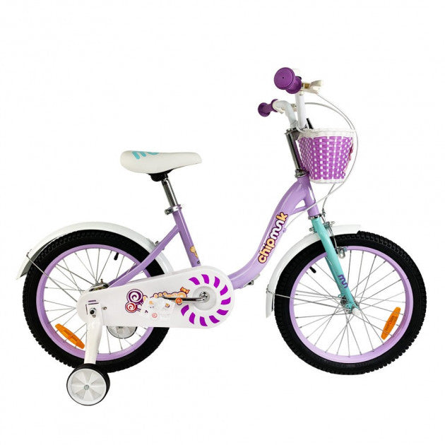 Chipmunk Purple Kids First Bicycle