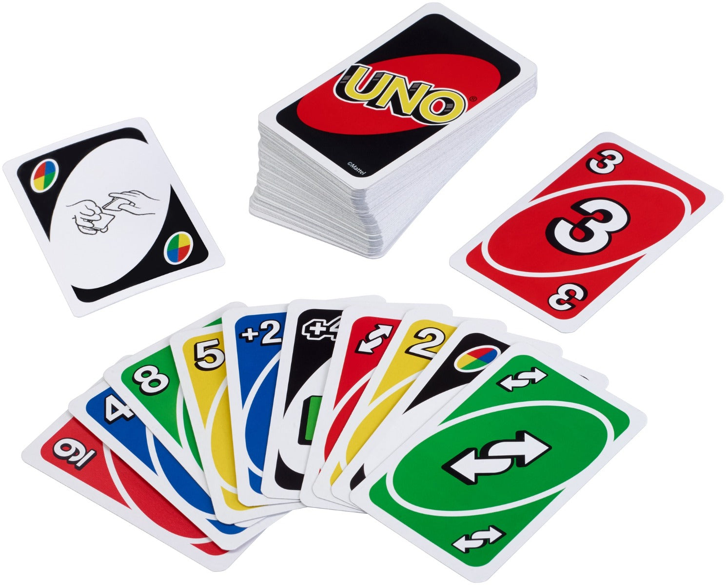 Classic UNO Card Game Display