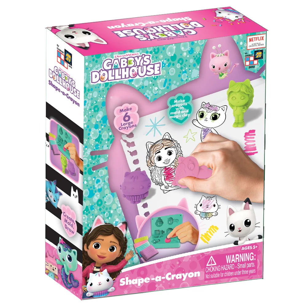 Colorful Gabby's Dollhouse Crayon Set
