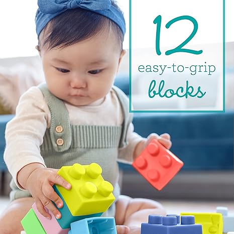 Colorful Squeezable Soft Baby Blocks