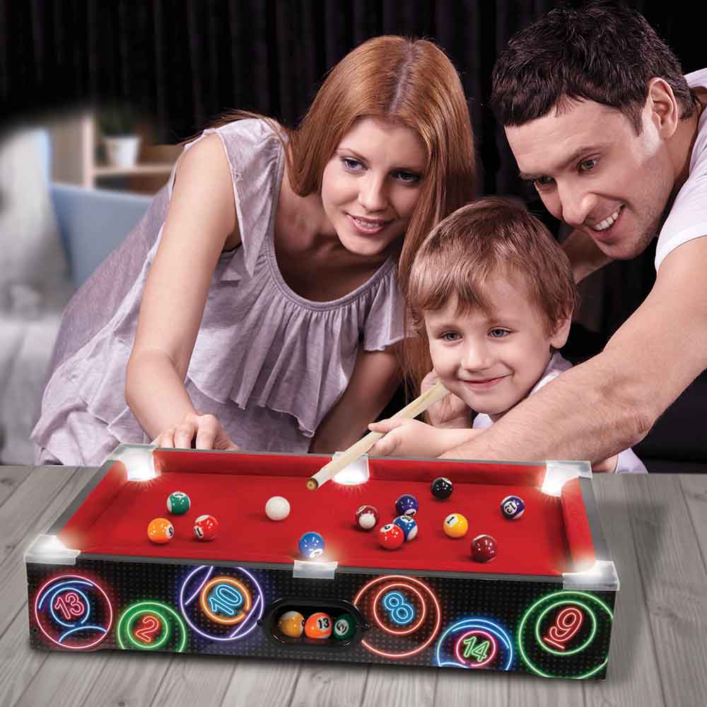 Compact Pool Billiards Arcade Toy