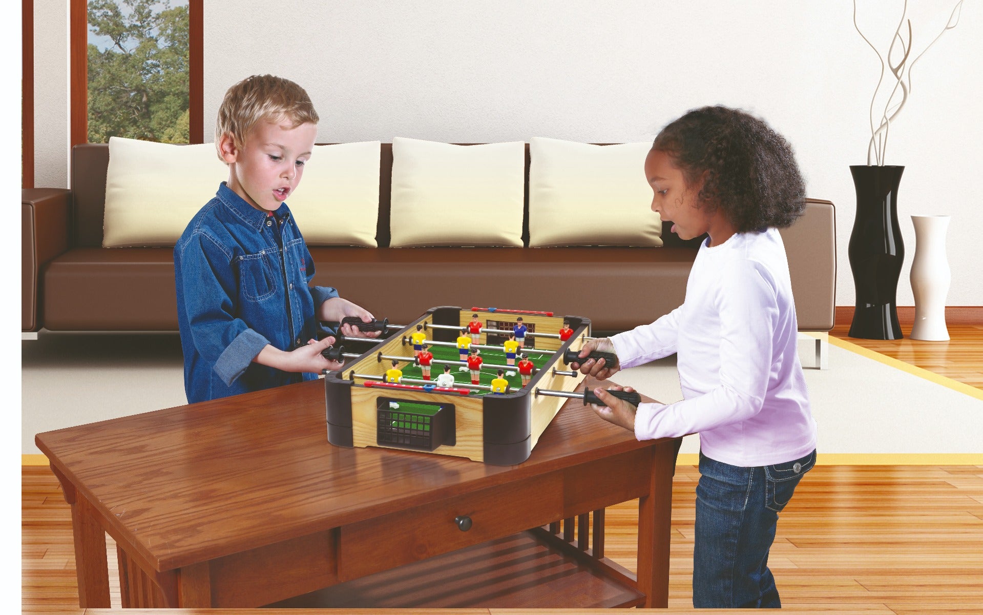 Compact Tabletop Football Game
